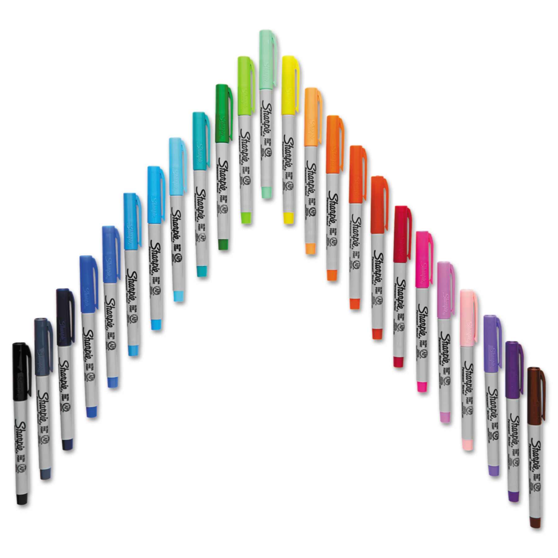 Sharpie Electro Pop Permanent Markers, Ultra Fine Point, Assorted Colors, 24 Count - image 3 of 8