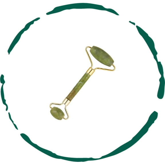 Jade Facial Roller. Skin Care Beauty tool. Facial and Neck Massager. For Women, Men, Everyone.
