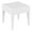 White, variant on Luxury Commercial Living 18" White Outdoor Patio Wickerlook Square Side Table