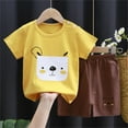 thumbnail image 7 of Toddler Boys Clothes Kids Summer Cotton Outfits Children's Short Sleeve Short Pants Set Cotton Boys Girls Summer Clothes T Shirt Shorts Baby Clothes Summer Outfits Printed Kids Versatile Set, 7 of 7