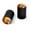 Black, variant on Looney Tunes Speedy Gonzales Motorcycle Bicycle Bike Tire Rim Wheel Aluminum Valve Stem Caps