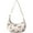 Beige-21, variant on Nylon Crossbody for Women – Spacious Design with Pockets, Tail, Dogs and hearts pattern, Funny dog illustration, Cute Dog Style Bag