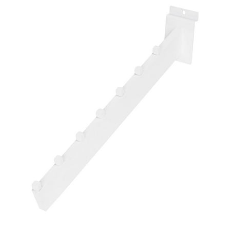 Dimensional Waterfall - White 7-Cube Dimensional Waterfall for Slatwall - Pack of 10