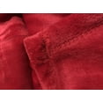thumbnail image 5 of Red Super Soft Warm Cozy Flannel Fleece Micro Plush Microfiber Bed Throw Blanket, 5 of 5