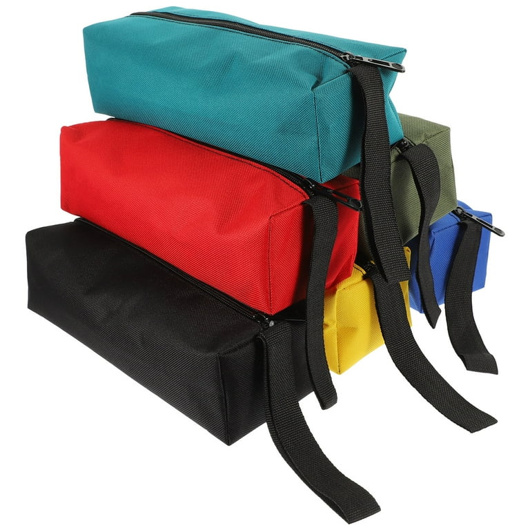6pcs Tool Bags Small Tool Pouches Oxford Cloth Organizer Storage Bag with Hand Strap