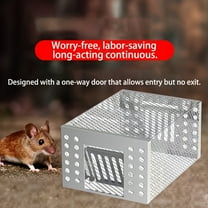 Chipmunk Trap,Squirell and Rat Trap Cages That Works,Humane Mouse Trap for Home | Catch and Release | Reusable and Durable | No Kill Animal Trap | for Inside Home and Outdoor Use