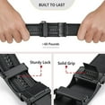 thumbnail image 4 of Beltzy Belt Men, Leather Ratchet Belts For Men Slide Golf Belts with Automatic Buckle Belt For Dress Casual Trim to Fit with Gift Box Black, 4 of 8