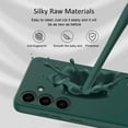 thumbnail image 4 of for Samsung Galaxy S24 FE Case,Slim Liquid Silicone for Women Men with Scratch-Resistant Microfiber Lining Shockproof Soft Silicone Protective Phone Case for Samsung Galaxy S24 FE 5G (Dark Green), 4 of 14
