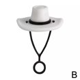 thumbnail image 1 of TUMALL 4 tapas de silicona para sombrero de vaquero, compatibles con vasos de 30 y 40 oz (DIY), color blanco, 1 of 8