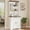 White & Brown, variant on 2 Drawer File Cabinet with Lock, Wood Filing Cabinet fits Letter, Legal, A4 Size, Hanging File Folders, Farmhouse File Cabinets for Home Office with Adjustable Storage Shelf (Brown)