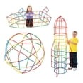 thumbnail image 3 of Conjunto de empalme de paja espacial 4D, bloques de construcción de empalme, juguetes de rompecabezas creativos para niños de jardín de infantes, 3 of 4