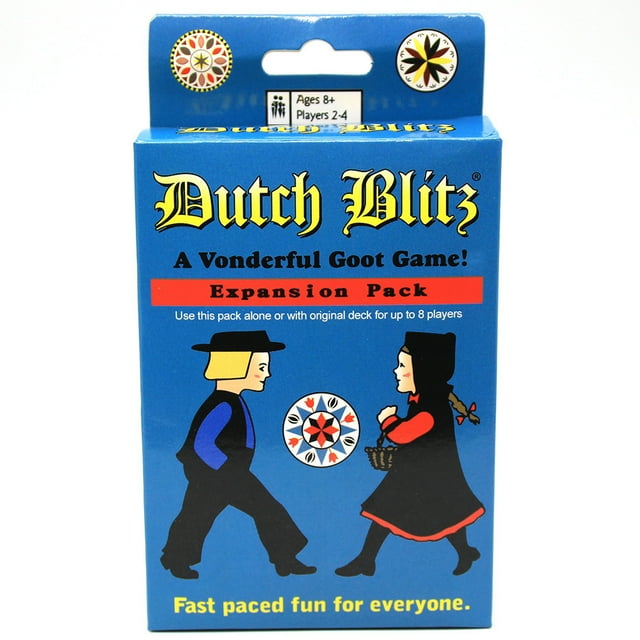 Conceptos básicos de Dutch Blitz y cartas ampliadas de juegos para fiestas familiares