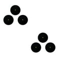 thumbnail image 3 of Yuarrent Juegos combinados de larga duración negros - Punto amarillo Pelotas de goma de baja velocidad Pelotas de squash profesionales Punto Un solo punto amarillo 2Conjunto, 3 of 6