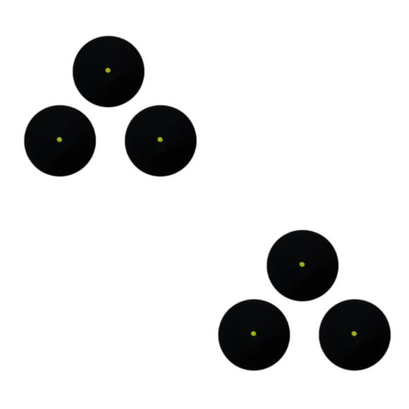 Baohd 1/2/3/5 Yellow Dot Low Speed Rubber Balls Beginners And Amateurs Combination Of Sets Is Single yellow dot 2PCS