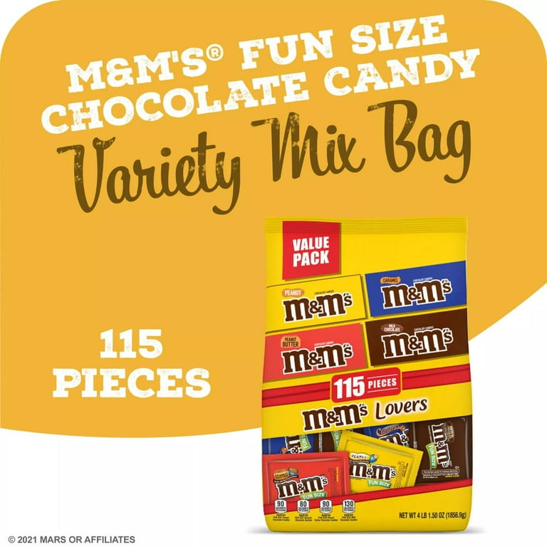 M&M's Club Variety Pack, 115 ct