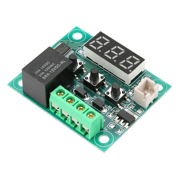 Placa controladora de temperatura, módulo controlador de temperatura digital de alta precisión XH-W1209 Placa de termostato digital diseñada para precisión