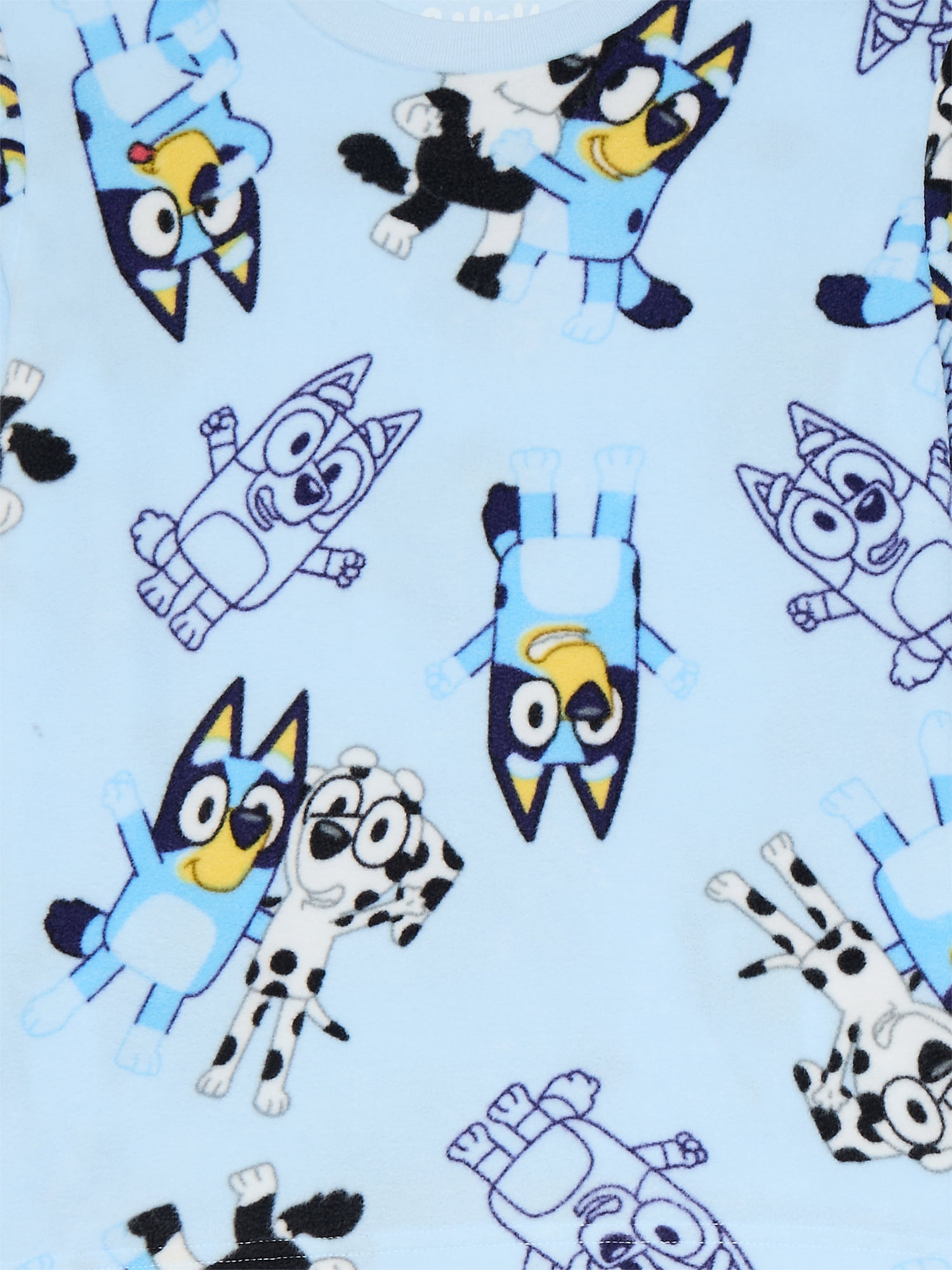 Bluey Girls Holiday Long Sleeve Top and Pants Pajama Set, 2-Piece, Sizes 4-12