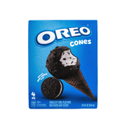 Nestle, Oreo Cone, 18.4fl oz, 4 Count, Kosher, Creamy, Allergens Milk and Soy, Cardboard Box, New