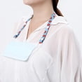 thumbnail image 4 of 4 piezas de correa para el cuello para mascarilla, diseño de botón a presión, cordón de extensión para mascarilla, protección contra pérdida para adultos y niños, 4 of 7