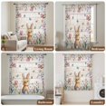 thumbnail image 6 of Easter Sheer Curtains 84 Inches Long, Spring Bunny Butterfly Botanical Wooden Grain Light Filering Curtains, Breathable Simi Curtain Privacy Drapes for Living Room Bedroom Window Treatment, 6 of 9
