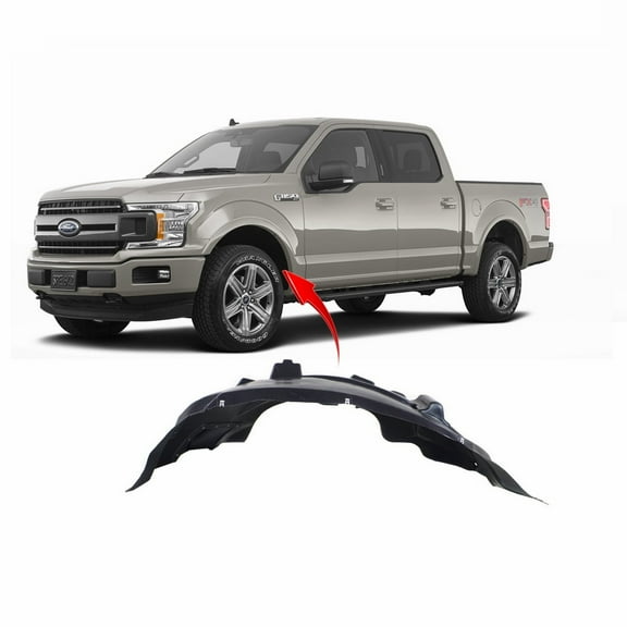 DCP Front Left Driver Side Fender Liner For 2015-2020 Ford F-150 FO1248164