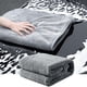 thumbnail image 1 of Toalla de microfibra para lavar coches: súper absorbente, espesa y sin pelusa, de secado rápido para coches, cristales y superficies, gris, 1 pack, 1 of 2