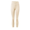thumbnail image 5 of Women's Leggings Slim Fit Wool Silk Blend Stretch Tights Base Layer Pants Printed Winter Pants, 5 of 7