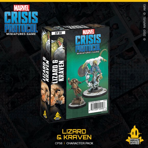 Marvel Crisis Protocol : Pack de Personnages Lézard & Kraven