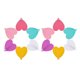 thumbnail image 5 of 12pcs Heart Shaped Hooks Decorative Wall Hooks Strong Adhesive Wall Hooks, 5 of 5