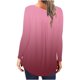 thumbnail image 4 of Camiseta informal para mujer, blusa estampada de manga larga con cuello redondo y fruncido Fridja  fjkfkj2181, 4 of 6