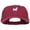 Wine, variant on White Terrier Dog Embroidered Low Cap - Wine OSFM