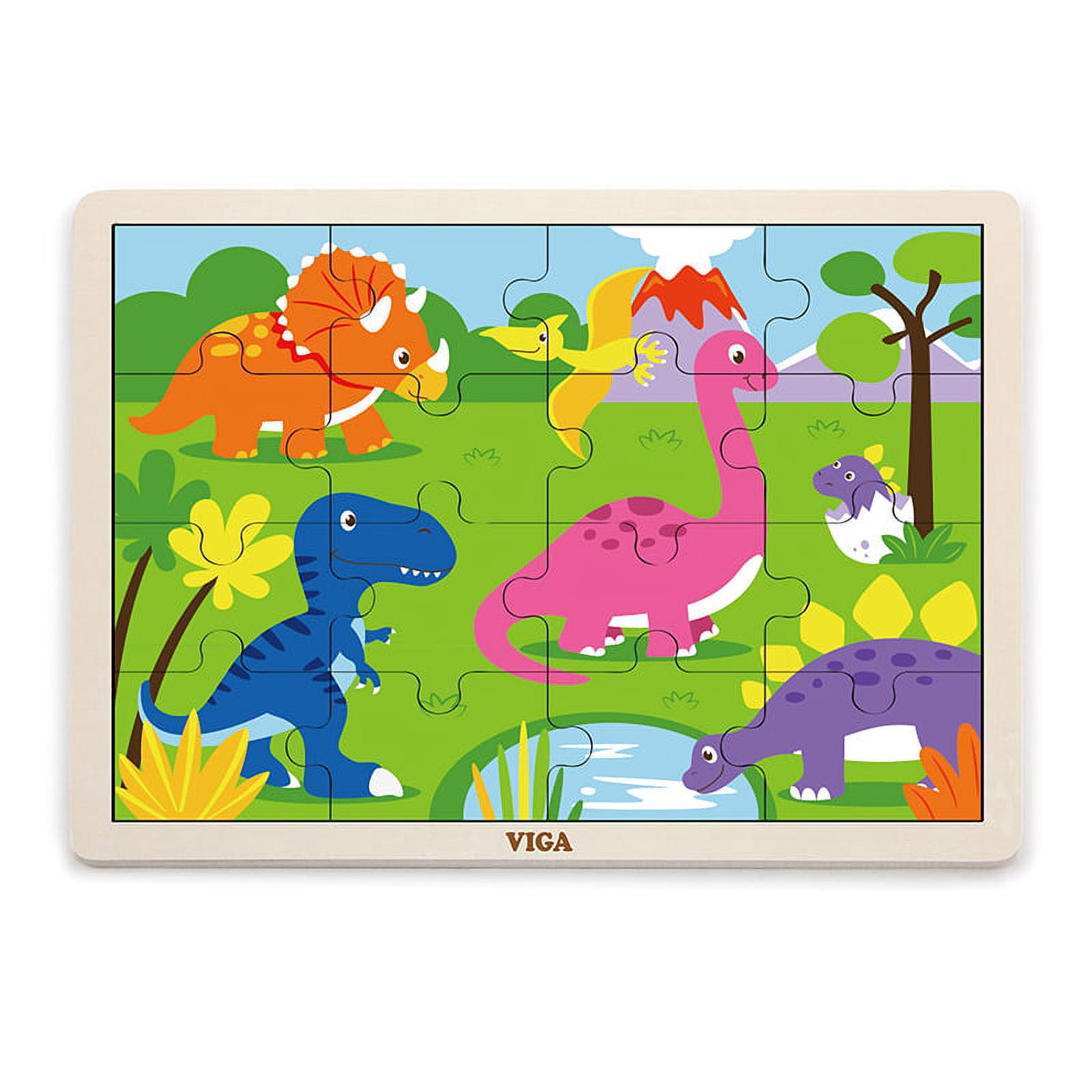 The Original Toy Company® Dinosaur Classic Puzzle, 16 Pieces