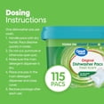 thumbnail image 4 of Great Value Original Dishwasher Pacs, Fresh Scent, 115 Count, 4 of 13