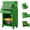 Green, variant on SOLAURA 3 Tier Rolling Tool Cart on Wheels with Lockable Drawers, 420 LBS Capacity Tool storage Cart with Pegboard and Hooks, Rolling Tool Box for Garage, Warehouse, Workshop and Factory(Black)