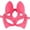 A002- Hot Pink, variant on Punk Mask Gothic Studded Fox Mask 7 Inch Adult Masquerade Mask Accessory for Masquerade Party Rave Event Halloween, 1 Pack