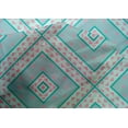 thumbnail image 4 of oneOone Cotton Silk Fabric Diamond|Triangle & Check Geometric Printed Craft Fabric BTY 42 Inches Wide, 4 of 4