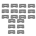 thumbnail image 1 of 18 Pcs Ceramic Blade Ceramic Replacement Cutter ,28 Teeth Ceramic Clipper Blade Replacement Cutter 2-Hole Clipper,Black,18 x Ceramic blade 9 x Box,black, 1 of 6