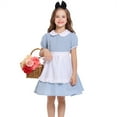 thumbnail image 2 of YunPes Halloween New Children Girls Anime Blue Plaid Skirt Baby Girl, 2 of 6