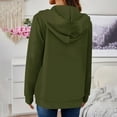 thumbnail image 4 of zbxnLI Zip up Hoodie for Women Fall Fashion Casual Jackets Lightweight Hooded Sweatshirts with Pockets, 4 of 6
