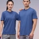 thumbnail image 5 of Tops para hombre, blusas y camisas de manga corta con cuello redondo para hombre, camiseta informal de entrenamiento al aire libre de color liso para hombre, camisa de manga corta con botones a presió, 5 of 6