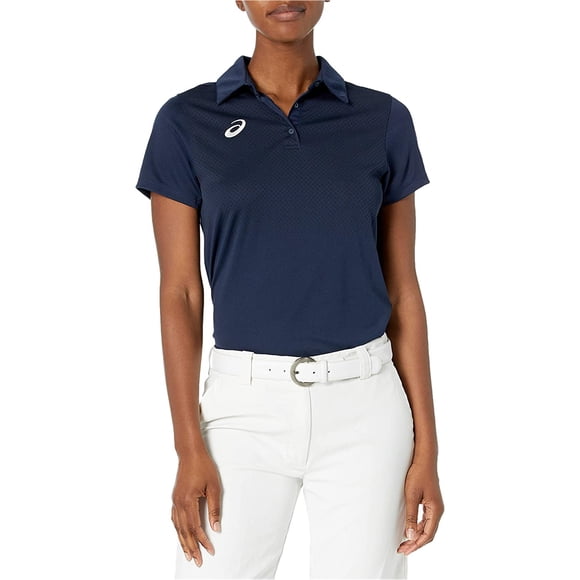 ASICS Womens Hex Polo Shirt navy 2XL