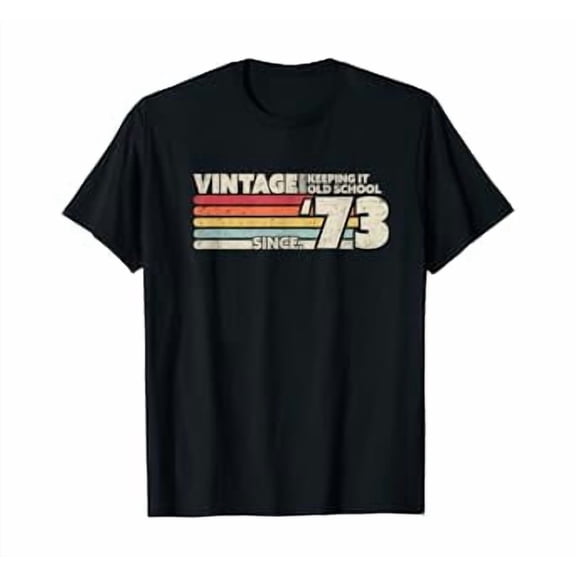 1973 Vintage, Keeping It Old School Since '73 Retro Birthday T-Shirt