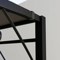 thumbnail image 6 of Outsunny 10' x 8' Outdoor Pergola and Patio Gazebo, Extendable Side Awning, Sun Shade Shelter for Garden, Camper, Deck, Doors and Windows, Dark Gray, 6 of 9