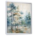 thumbnail image 2 of Designart "Pine Tree captivate Forest II" Landscape & Nature Floater Framed Wall Art Print, 2 of 7