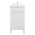 thumbnail image 2 of Modway Render 18" Particleboard Bathroom Vanity Cabinet in White, 2 of 4