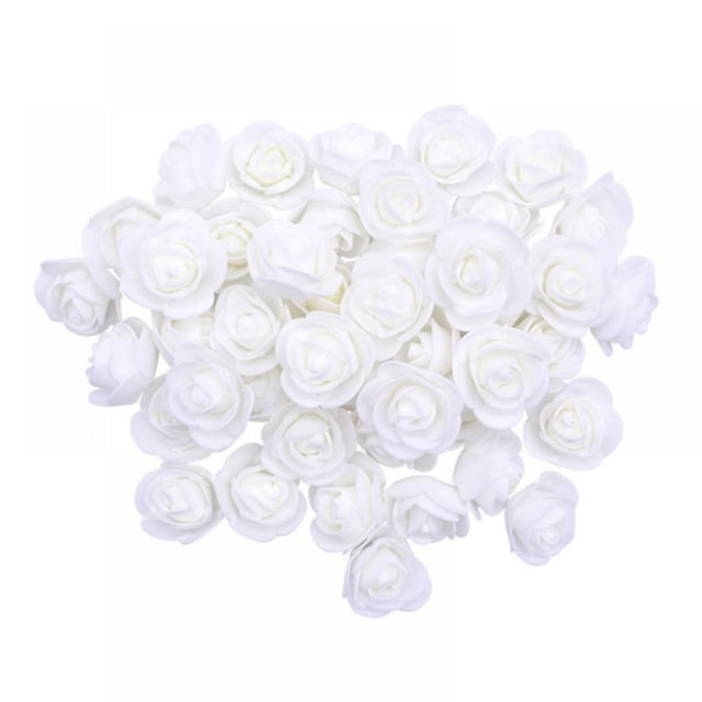 50Pcs Artificial Rose Flowers, Roses Real Touch Foam Fake Rose Bulk for ...