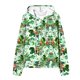 thumbnail image 5 of Puntoco Chaqueta Con Capucha Y Manga Larga Con Cremallera Y Estampado Navideño Informal Para Mujer, 5 of 6