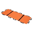thumbnail image 2 of Camilla plegable blanda con 12 asas, camilla de transporte portátil para deportes Naranja, 2 of 9