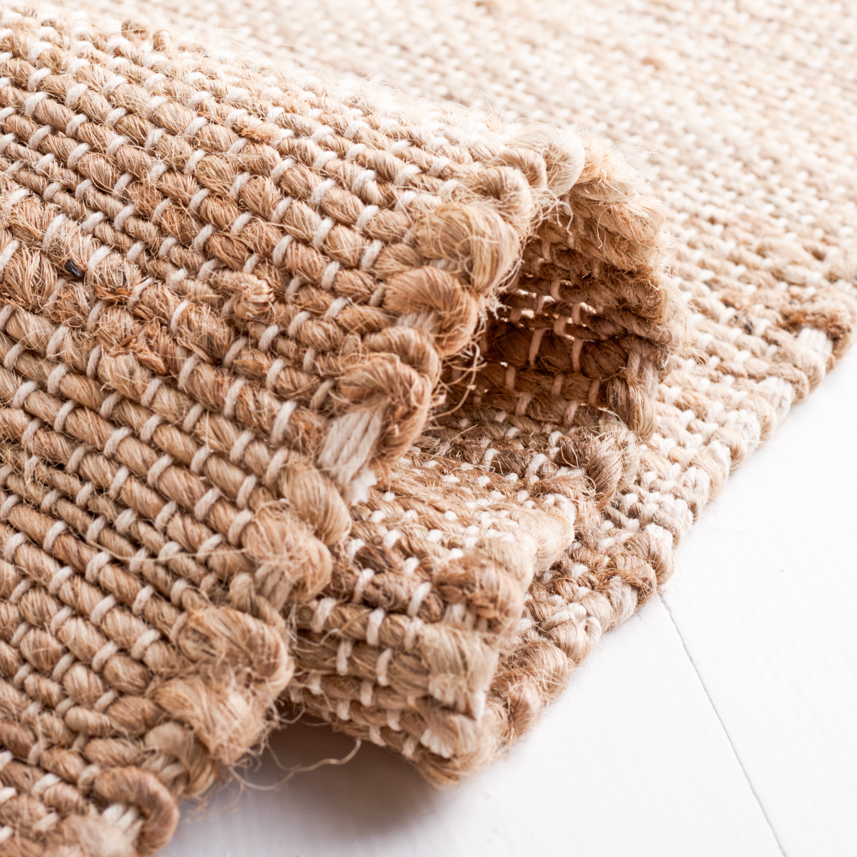 SAFAVIEH Natura Isabel Striped Area Rug, Natural/Brown, 5' x 8'