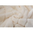 thumbnail image 5 of Mainstays Cream Stripe Faux Fur Throw, 50" x 60", Adult/Teen, 5 of 6